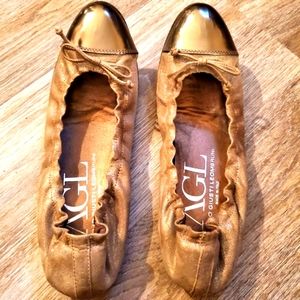 AGL slip on ballet flats